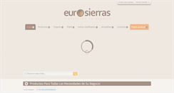 Desktop Screenshot of eurosierras.com